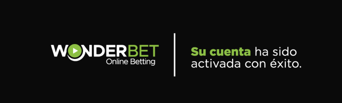 Wonderbet activación exitosa