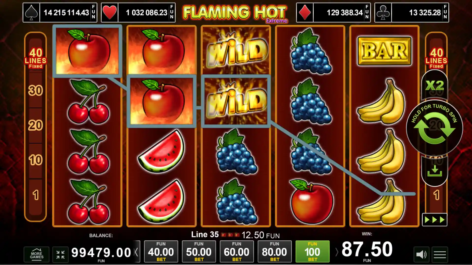 Flaming Hot Extreme слот демо на играта