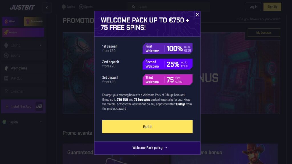 welcome pack breakdown