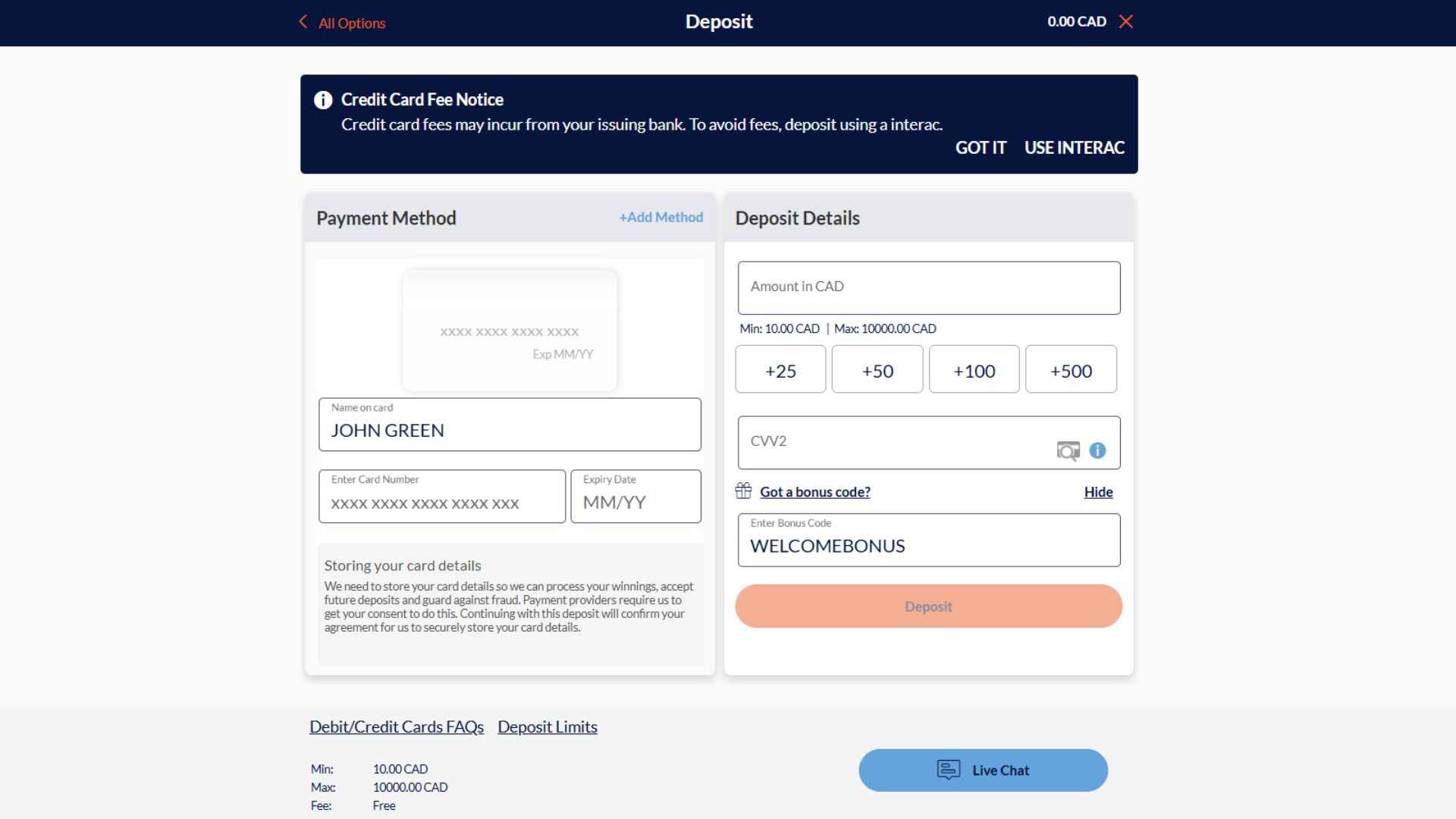 how to fund your account at SIA Casino