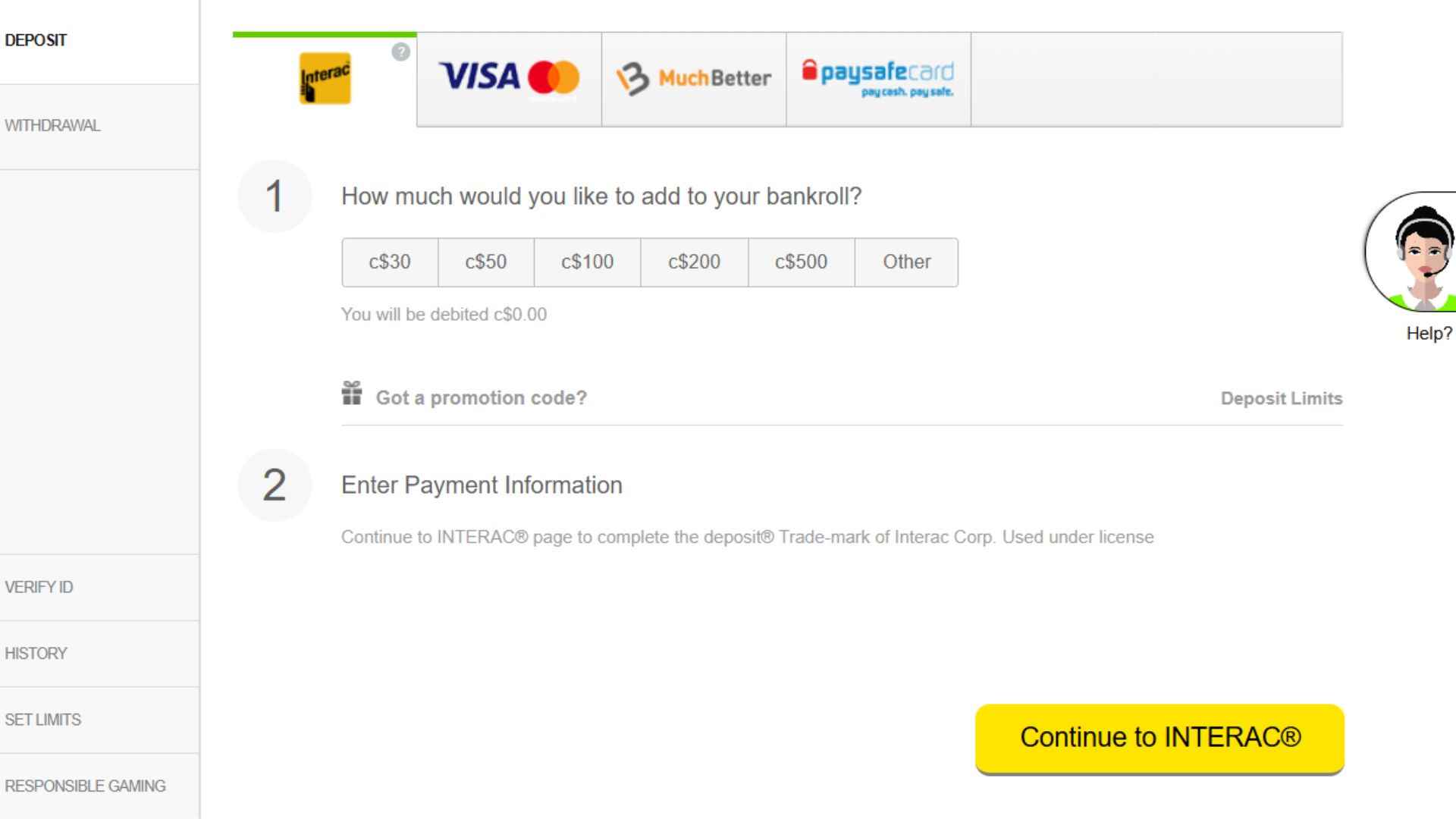 payment options at 888 online casino