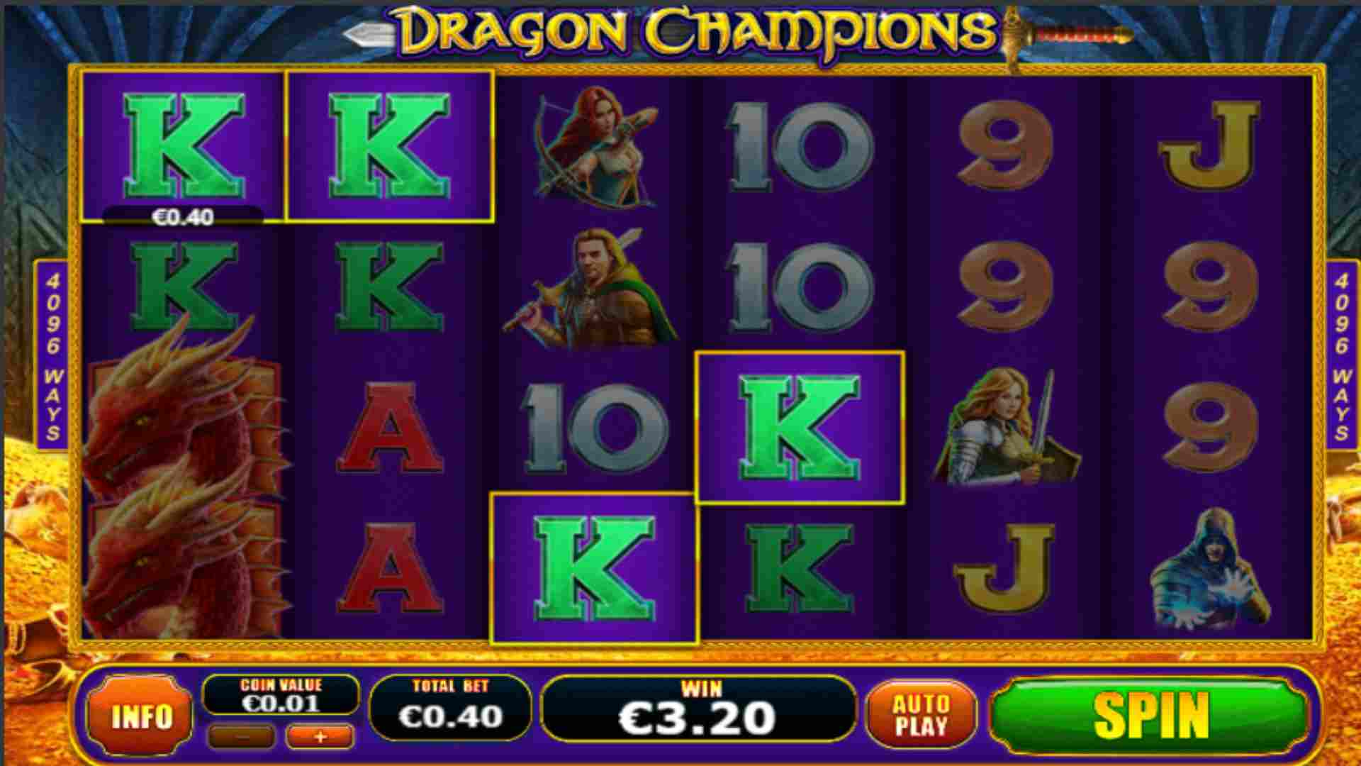Награда от Dragon Champions slot
