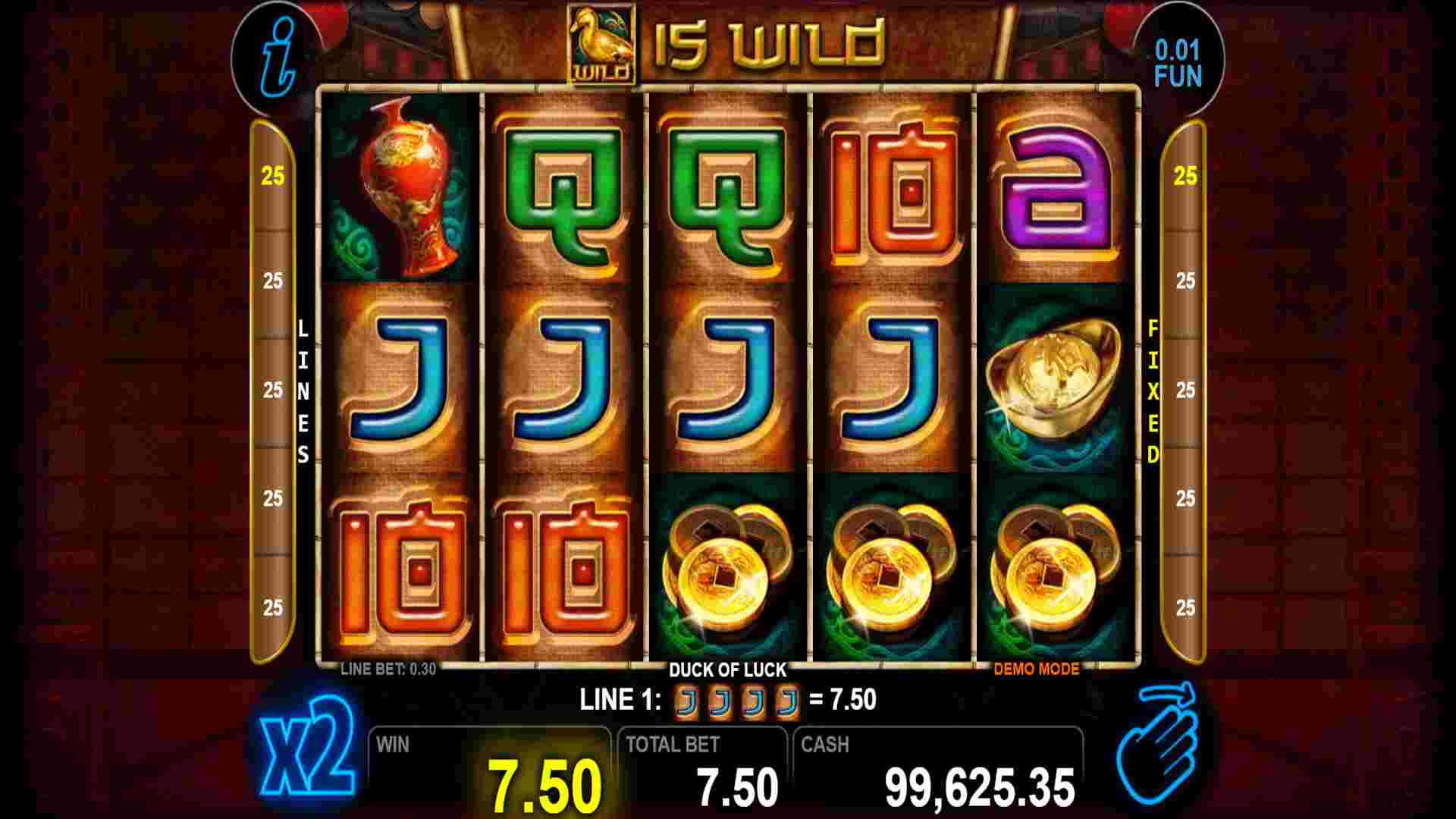 Печалбе от Duck of Luck слот