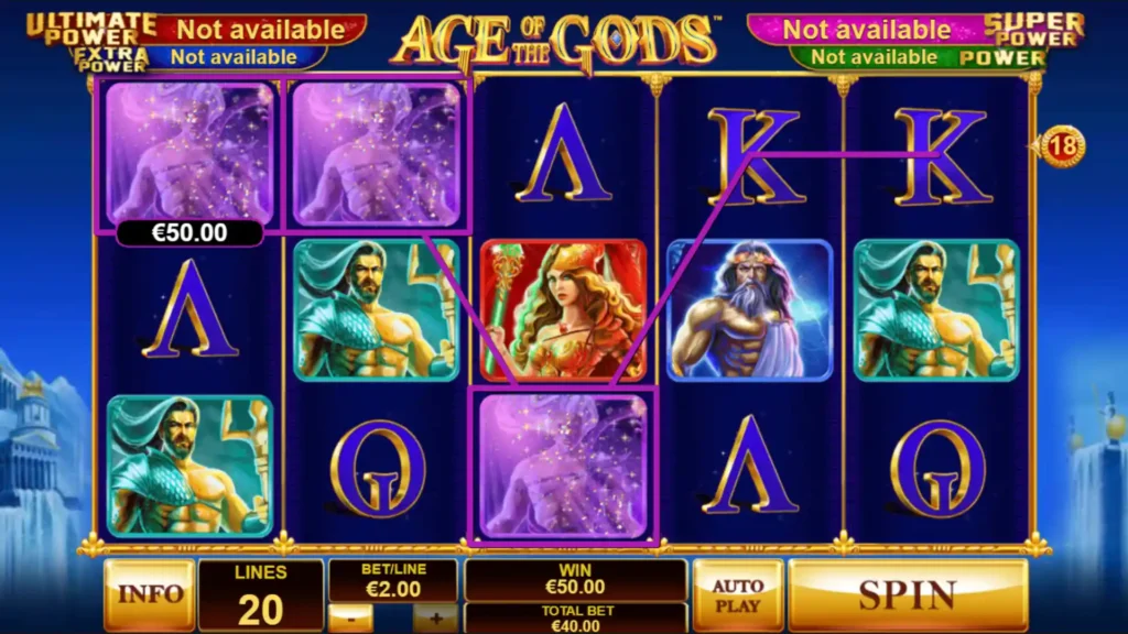 Age of Gods слот демо игра