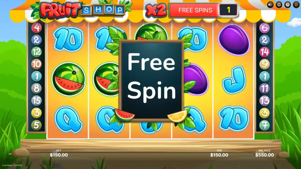 Fruit Shop демо игра с безплатни завъртания