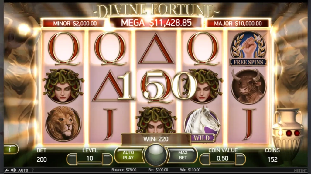 Divine Fortune демо игра