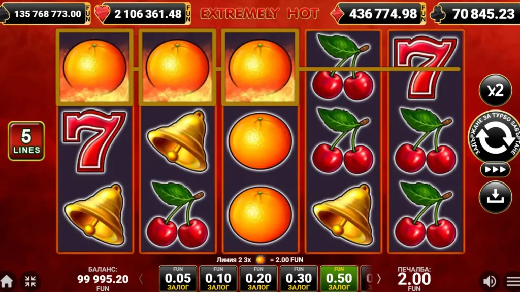 Extremely Hot демо игра