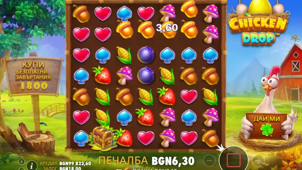 Chicken Drop демо игра